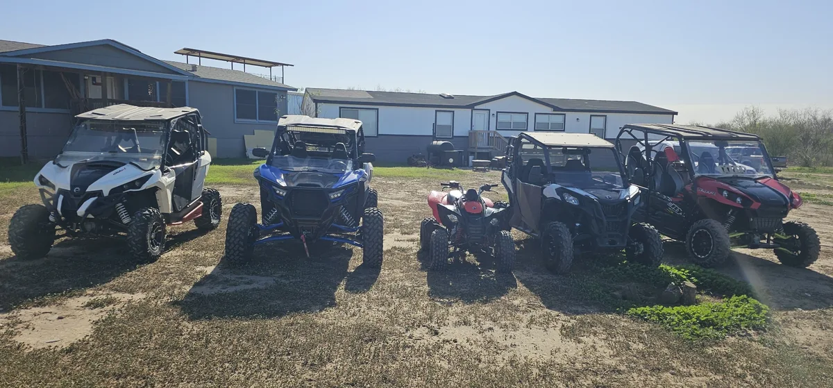UTV side-by-side rental fleet at 281 Country Club San Antonio TX